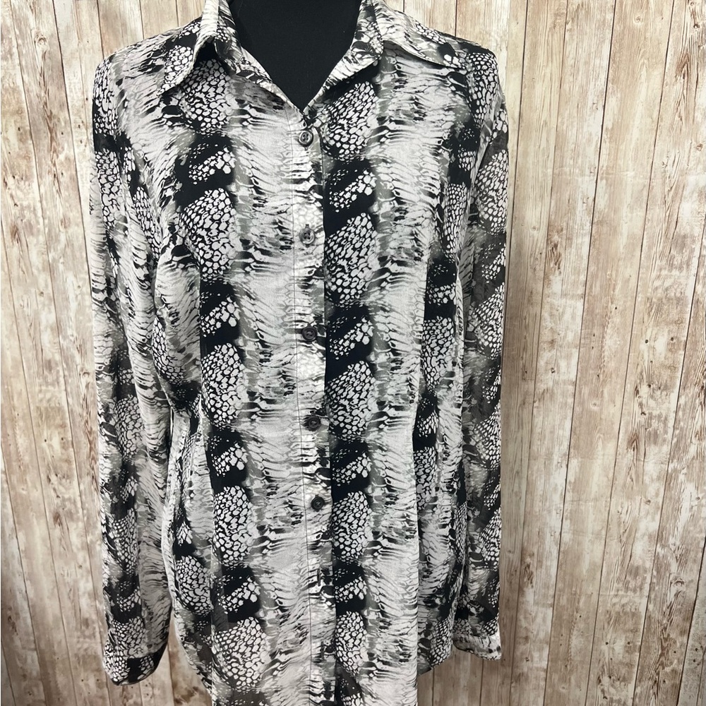 Cabi Monochrome Patterned‎ Shirt